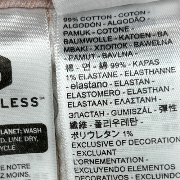 Levi's 511 Mens Salmon Pink Slim Fit Jeans W33 L32 Cotton Stretch straight leg - Picture 4 of 5